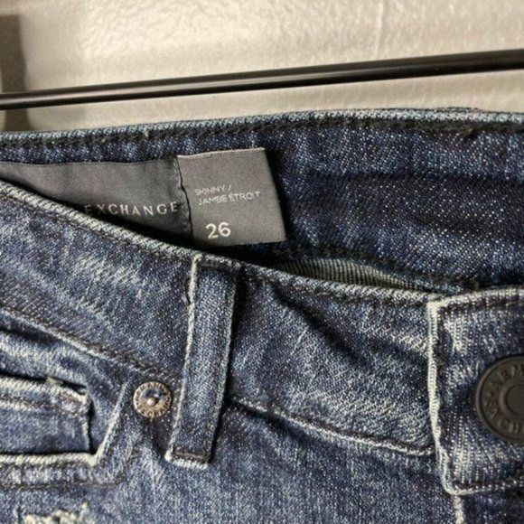 Armani Exchange Skinny Distressed Jeans‎ - Picture 2 of 3